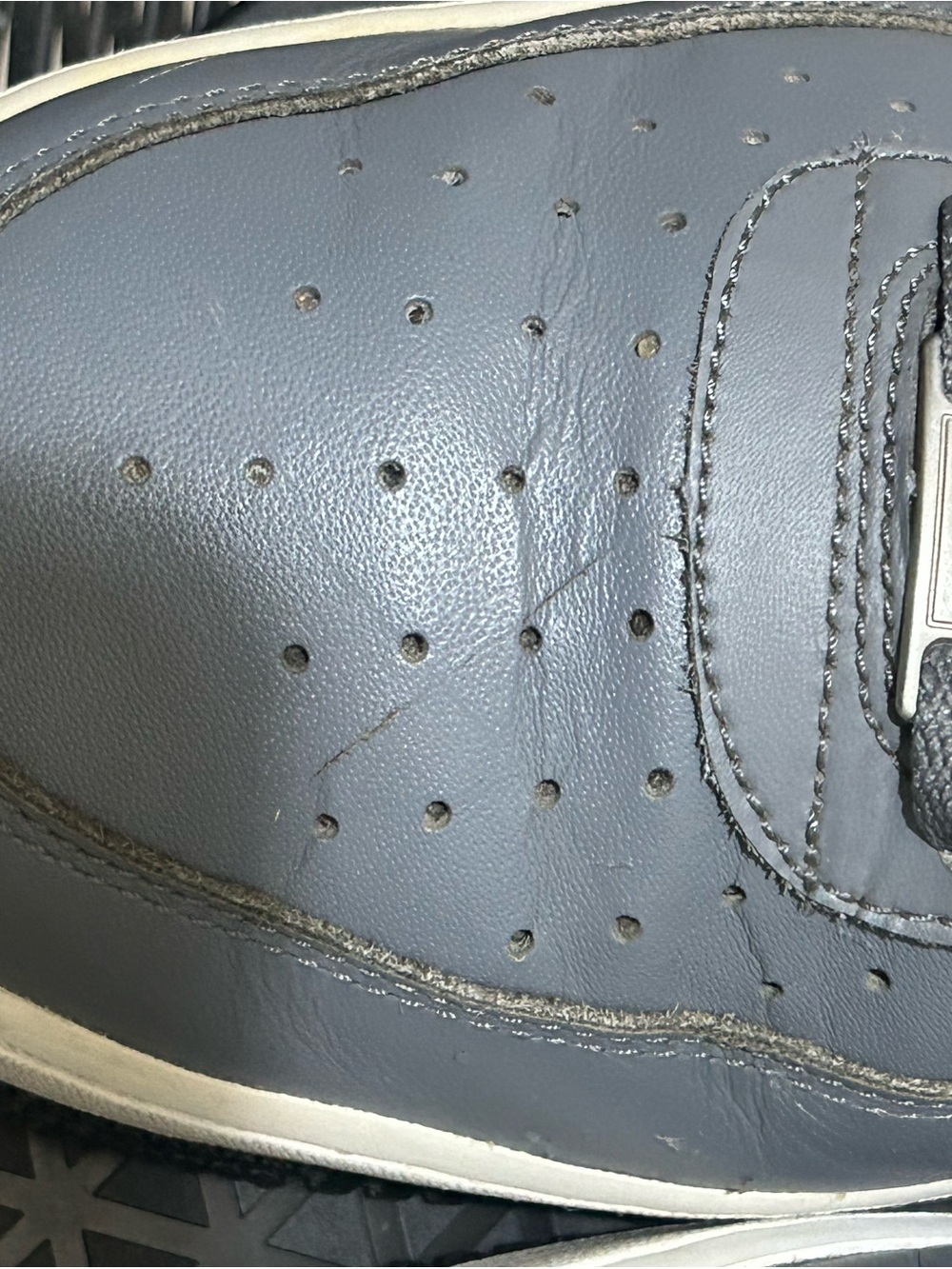 Size 12 Nike Air Force 1 Mid ‘07 Cool Grey 315123-026 - Picture 8 of 9